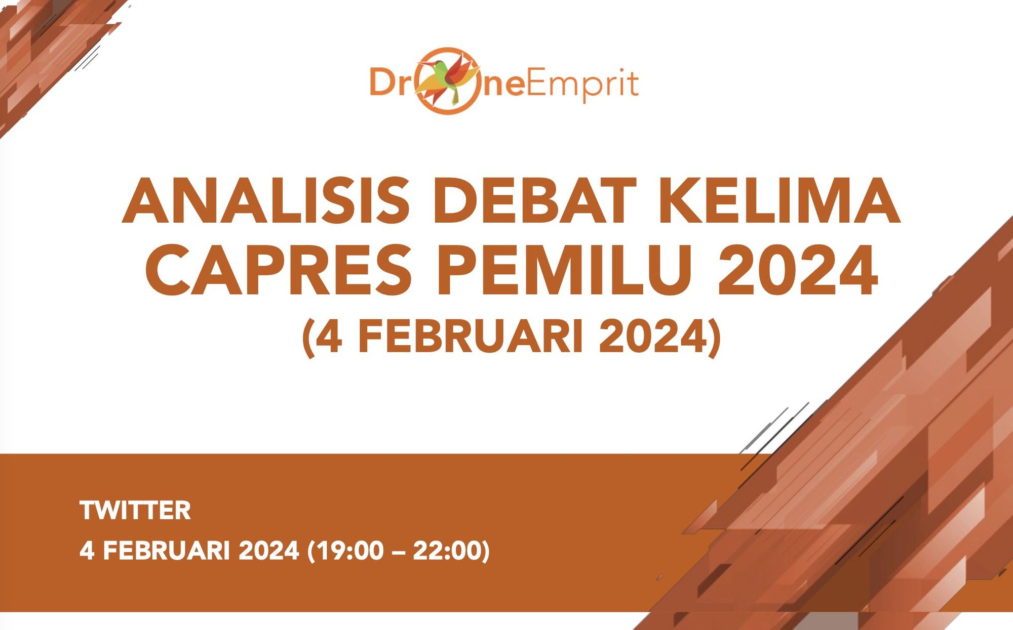 ANALISIS DEBAT KELIMA
CAPRES PEMILU 2024 (4 FEBRUARI 2024)