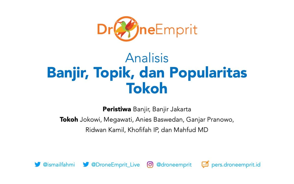 Banjir, Topik, dan Popularitas Tokoh