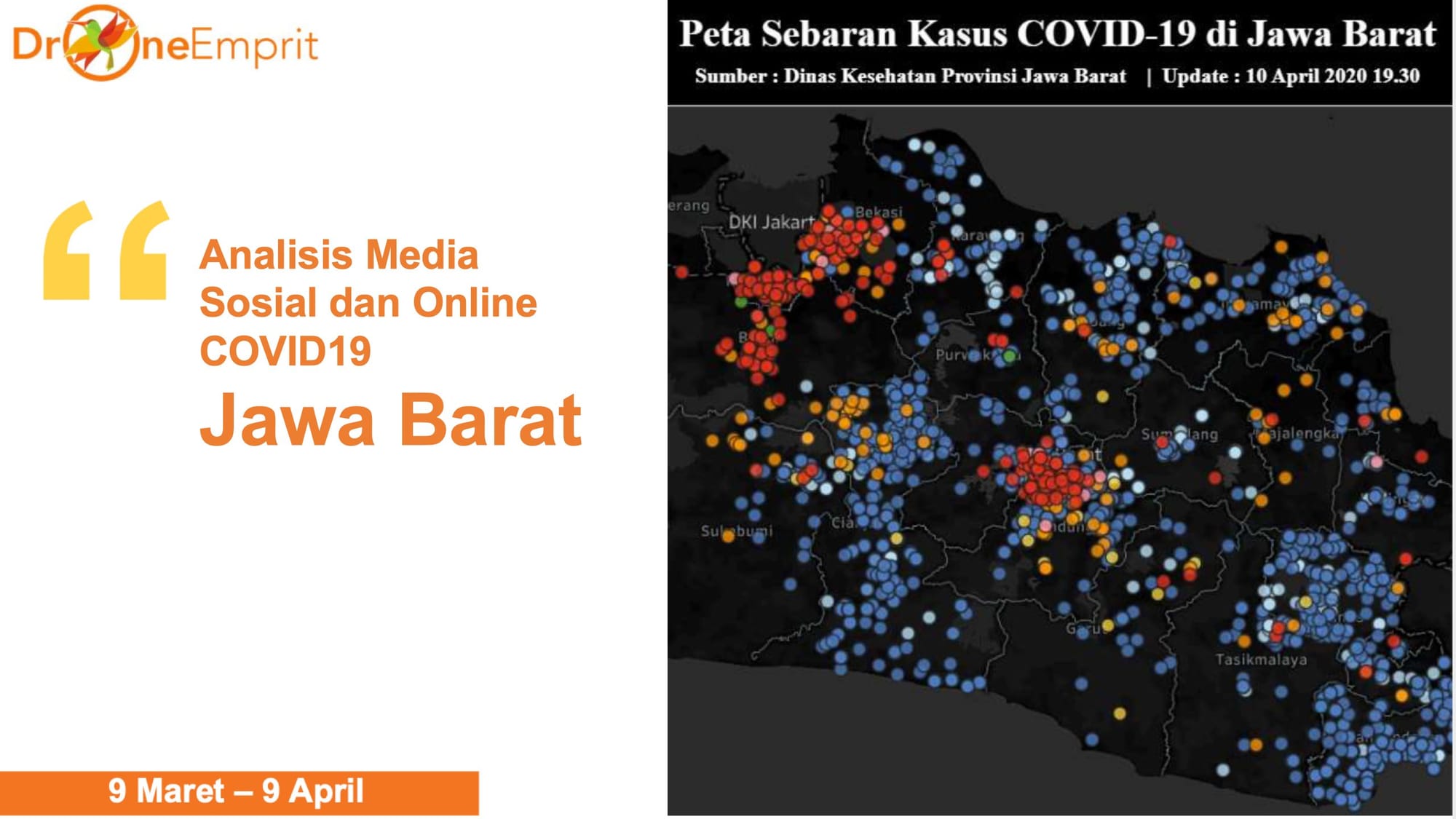 Analisis Media Sosial dan Online COVID19 Jawa Barat