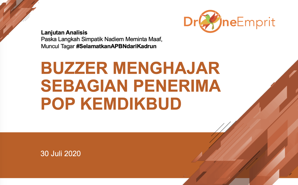 Buzzer Menghajar Sebagian Penerima POP Kemdikbud