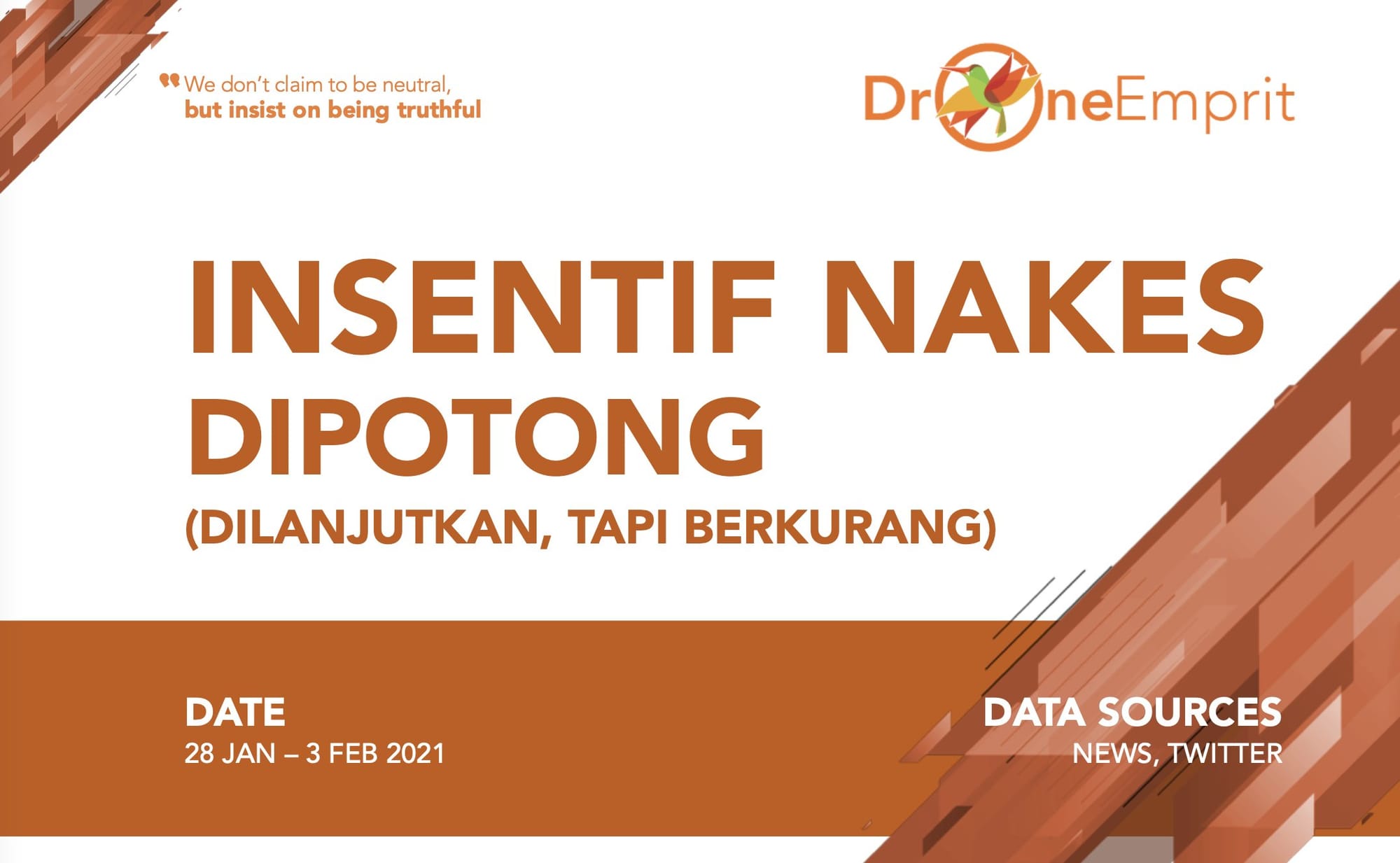 INSENTIF NAKES DIPOTONG, BAGAIMANA RESPONSE PUBLIK?