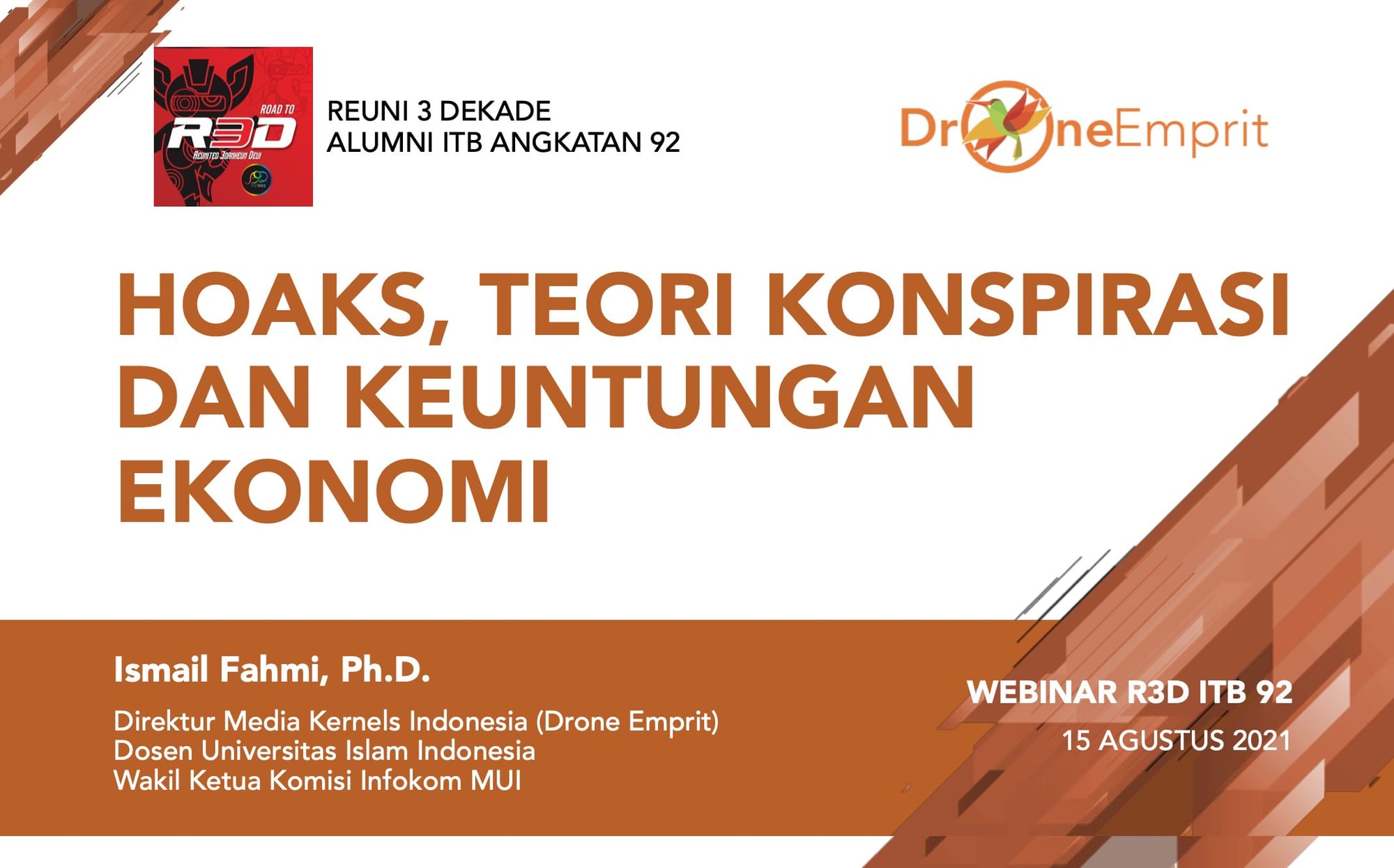 Hoaks, Teori Konspirasi, dan Keuntungan Ekonomi
