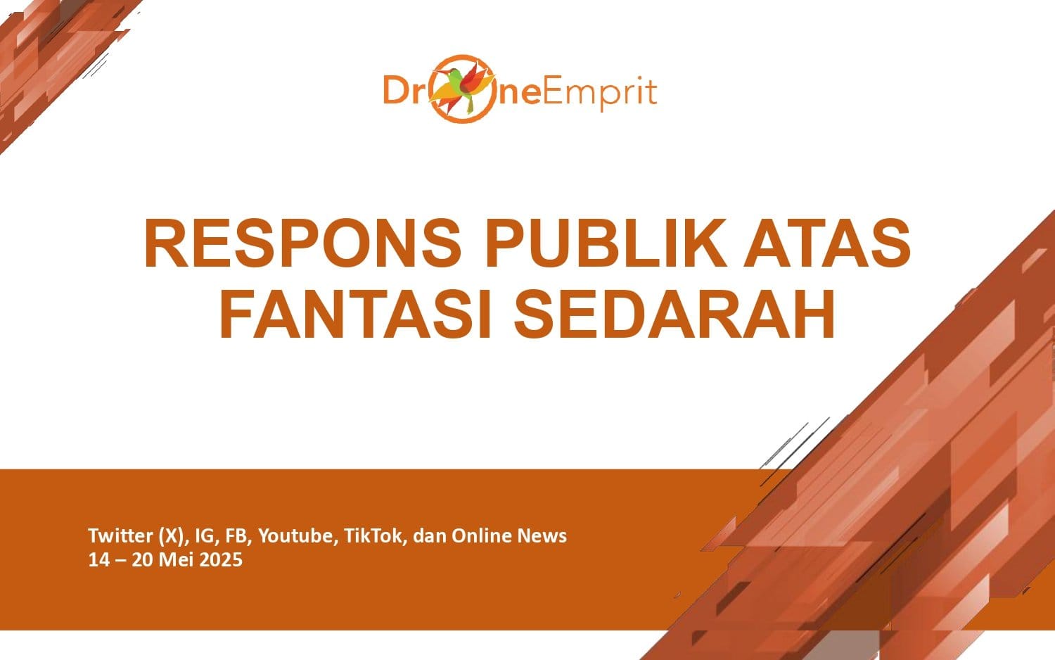 RESPONS PUBLIK ATAS FANTASI SEDARAH