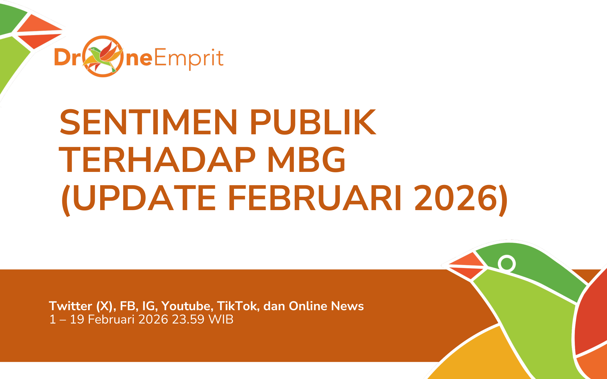 SENTIMEN PUBLIK TERHADAP MBG (UPDATE FEBRUARI 2026)