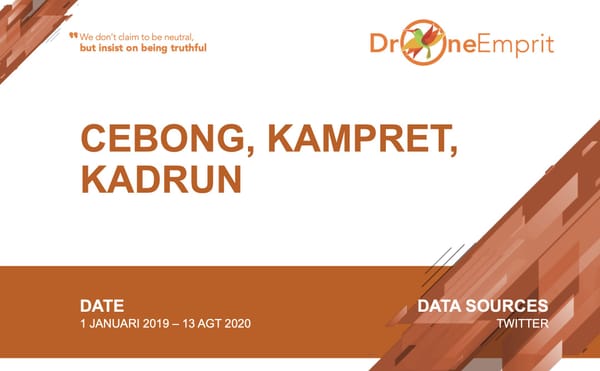 Stigma Cebong, Kampret, dan Kadrun