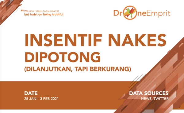 INSENTIF NAKES DIPOTONG, BAGAIMANA RESPONSE PUBLIK?