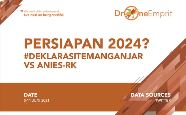PERSIAPAN 2024?
#DeklarasiTemanGanjar VS ANIES-RK