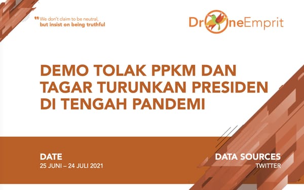 Demo Tolak PPKM dan Tagar-tagar Turunkan Presiden