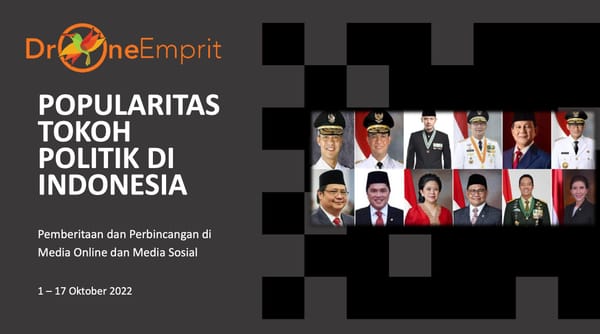 POPULARITAS TOKOH POLITIK DI INDONESIA (1-17 Oktober 2022)