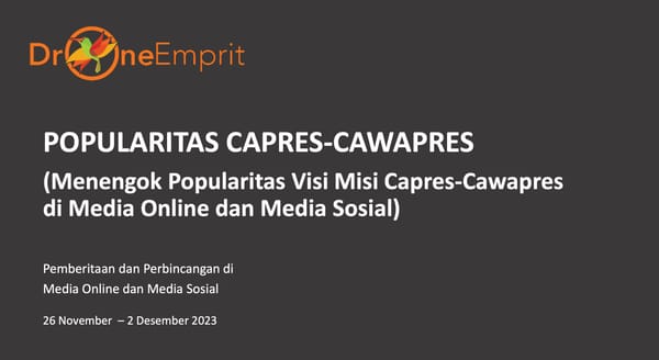 POPULARITAS CAPRES-CAWAPRES