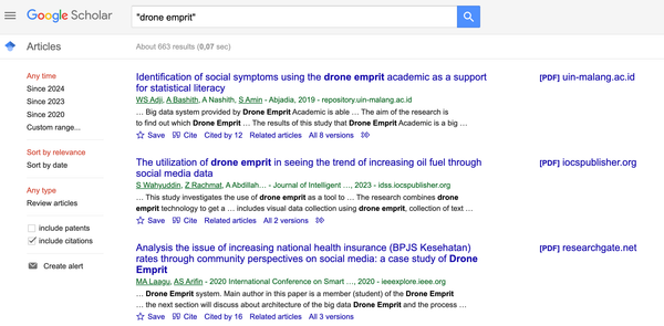 How To Cite Drone Emprit