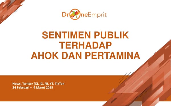 Analisis Percakapan Publik: Ahok dan Pertamina