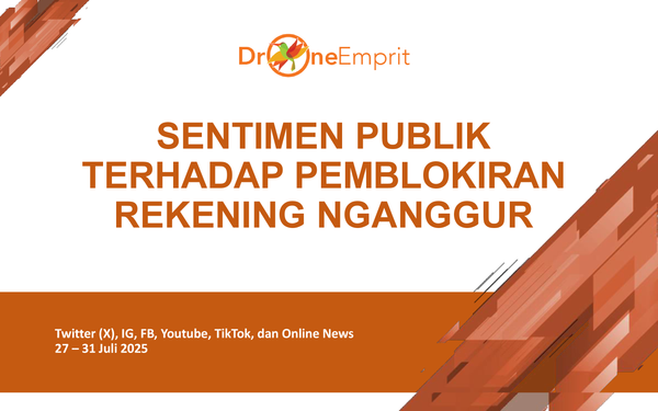 SENTIMEN PUBLIK TERHADAP PEMBLOKIRAN REKENING NGANGGUR