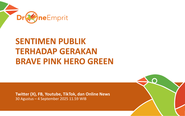 Sentimen Publik terhadap Gerakan Brave Pink Hero Green
