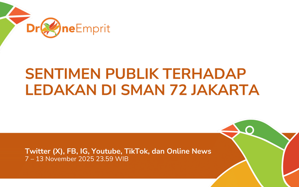 Sentimen Publik terhadap Ledakan di SMAN 72 Jakarta