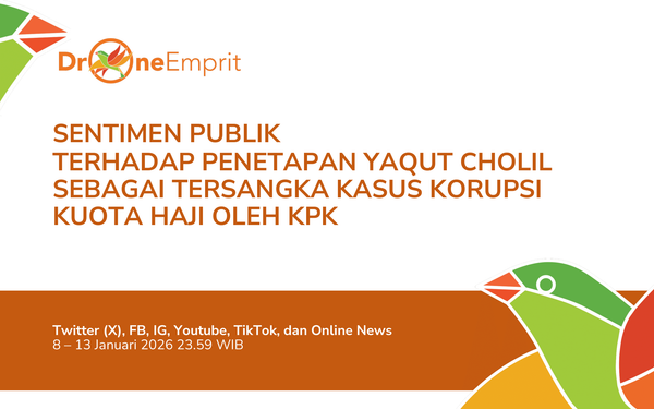 SENTIMEN PUBLIK TERHADAP PENETAPAN YAQUT CHOLIL SEBAGAI TERSANGKA KASUS KORUPSI KUOTA HAJI OLEH KPK
